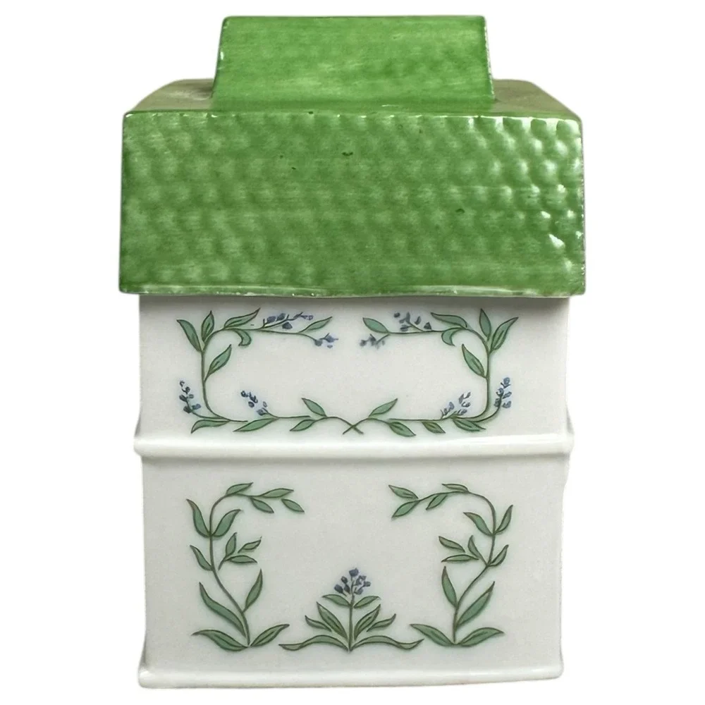 Vintage Lenox Spice Village Tarragon House Spice Jar 1989 Porcelain Replacement